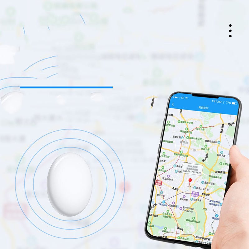 Tracker connecté anti-perte – boucle légère pour clés, sac et valise, compatible Android & iOS