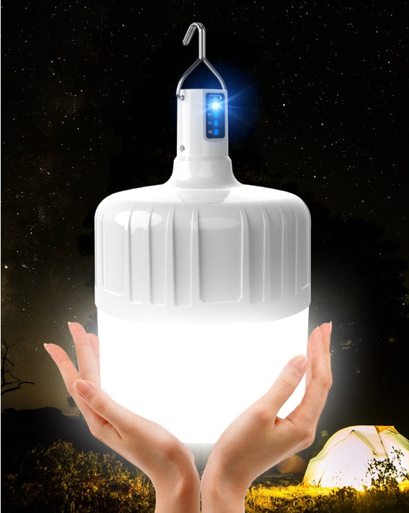 Ampoule LED rechargeable 48h – anti-coupure, sans câble, recharge solaire