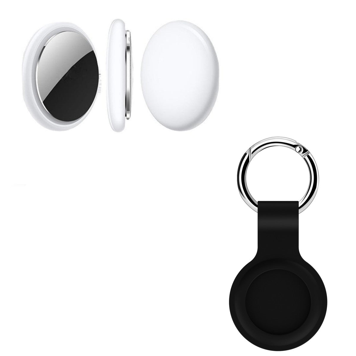 Tracker connecté anti-perte – boucle légère pour clés, sac et valise, compatible Android & iOS